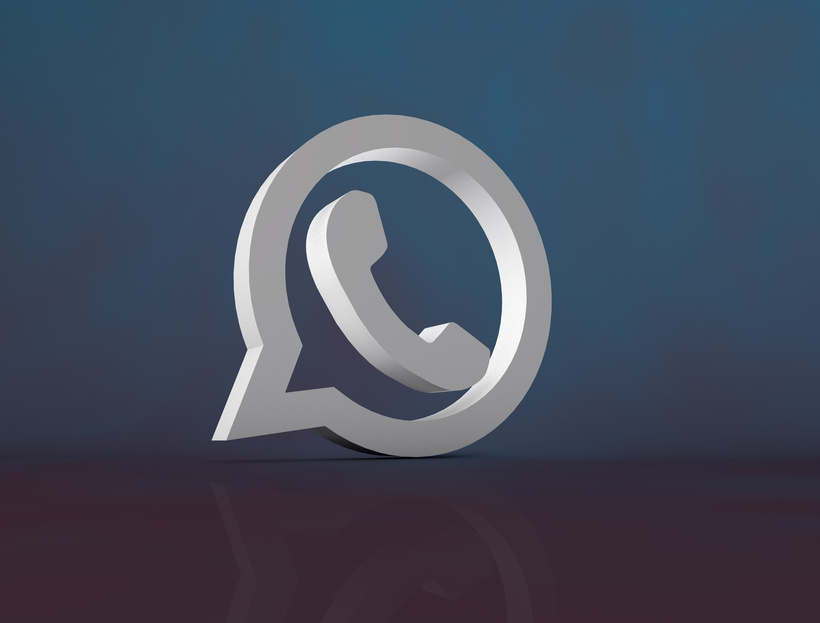 gredient whats app logo image 3d rendering 3d render images
